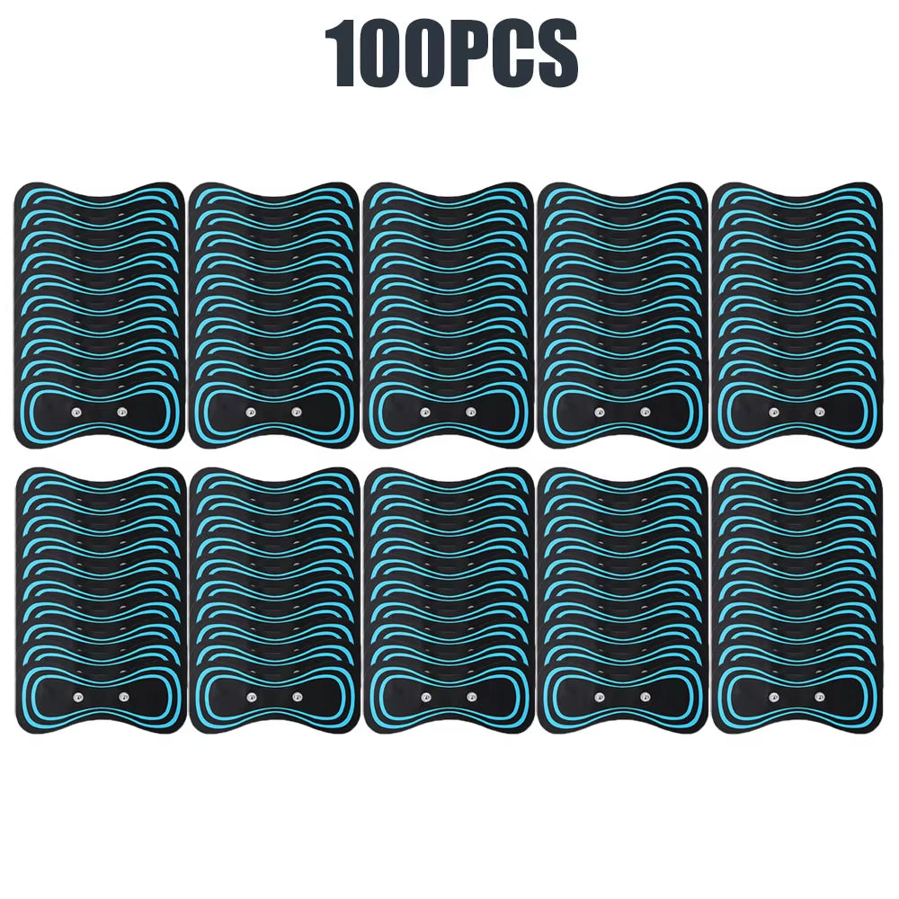 EMS Neck Stretcher Patch Back Massager Sticker Muscle Stimulation Pulse Patches Fitness Massagead Neck Body Pain Relief