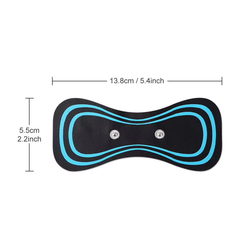 EMS Neck Stretcher Patch Back Massager Sticker Muscle Stimulation Pulse Patches Fitness Massagead Neck Body Pain Relief