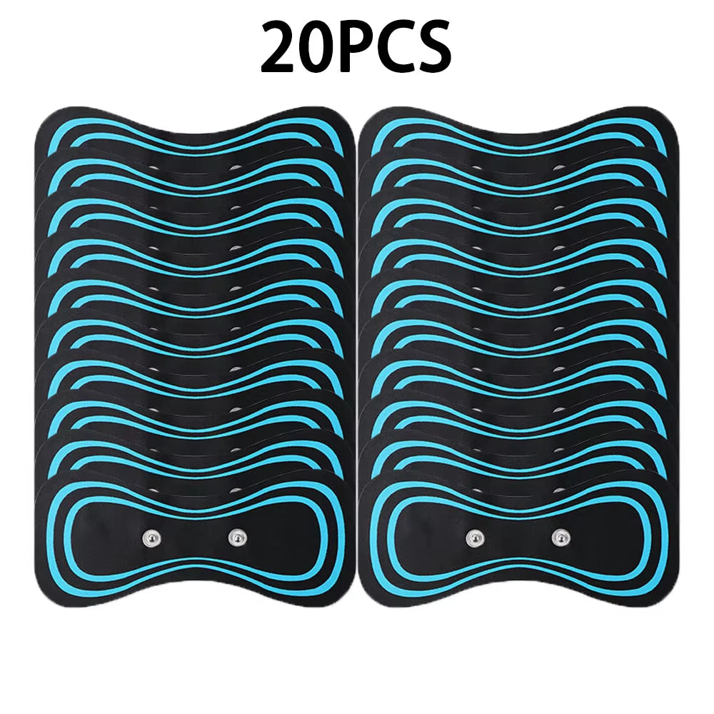 EMS Neck Stretcher Patch Back Massager Sticker Muscle Stimulation Pulse Patches Fitness Massagead Neck Body Pain Relief