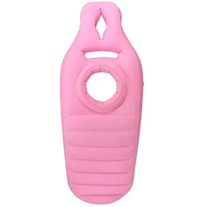 Flocked PVC Thickened Maternity Resting Cushion Pregnant Woman Inflatable Floating Yoga Mat Maternity Body Pillow Sleeping Mat