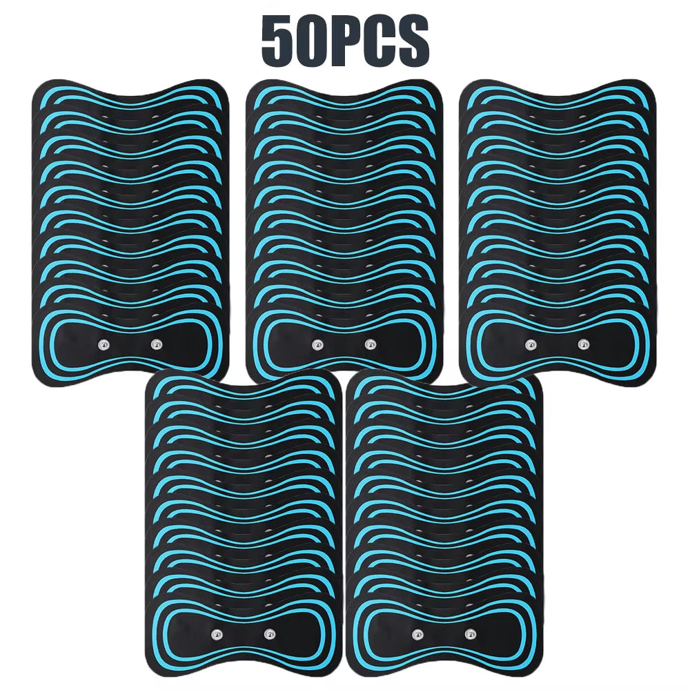 EMS Neck Stretcher Patch Back Massager Sticker Muscle Stimulation Pulse Patches Fitness Massagead Neck Body Pain Relief